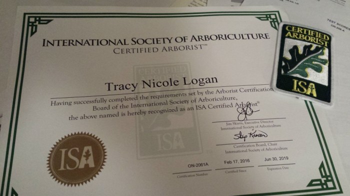 Certified arborist agrilife isa counties