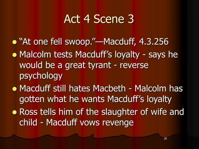 Quotes from macbeth act 4