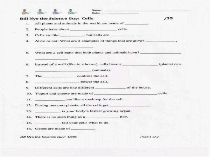 Energy bill nye worksheet answers