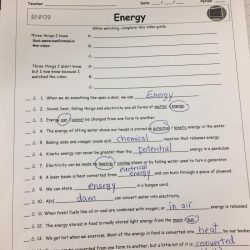 Energy bill nye worksheet answers