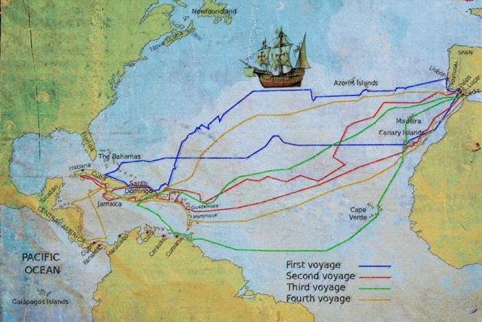 Ponce leon juan timeline map