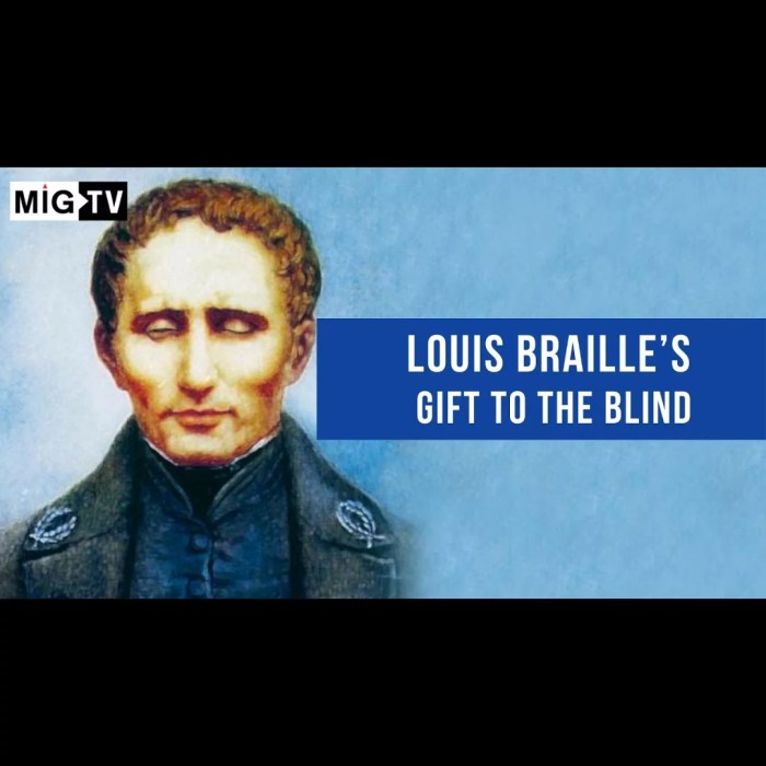 Louis braille's gift to the blind